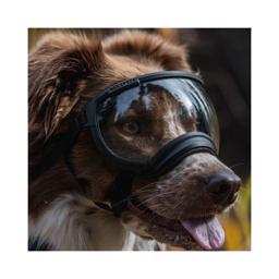 Hundebrille REX Specs V2 Sol & Sikkerhedsbrille MEDIUM Sort